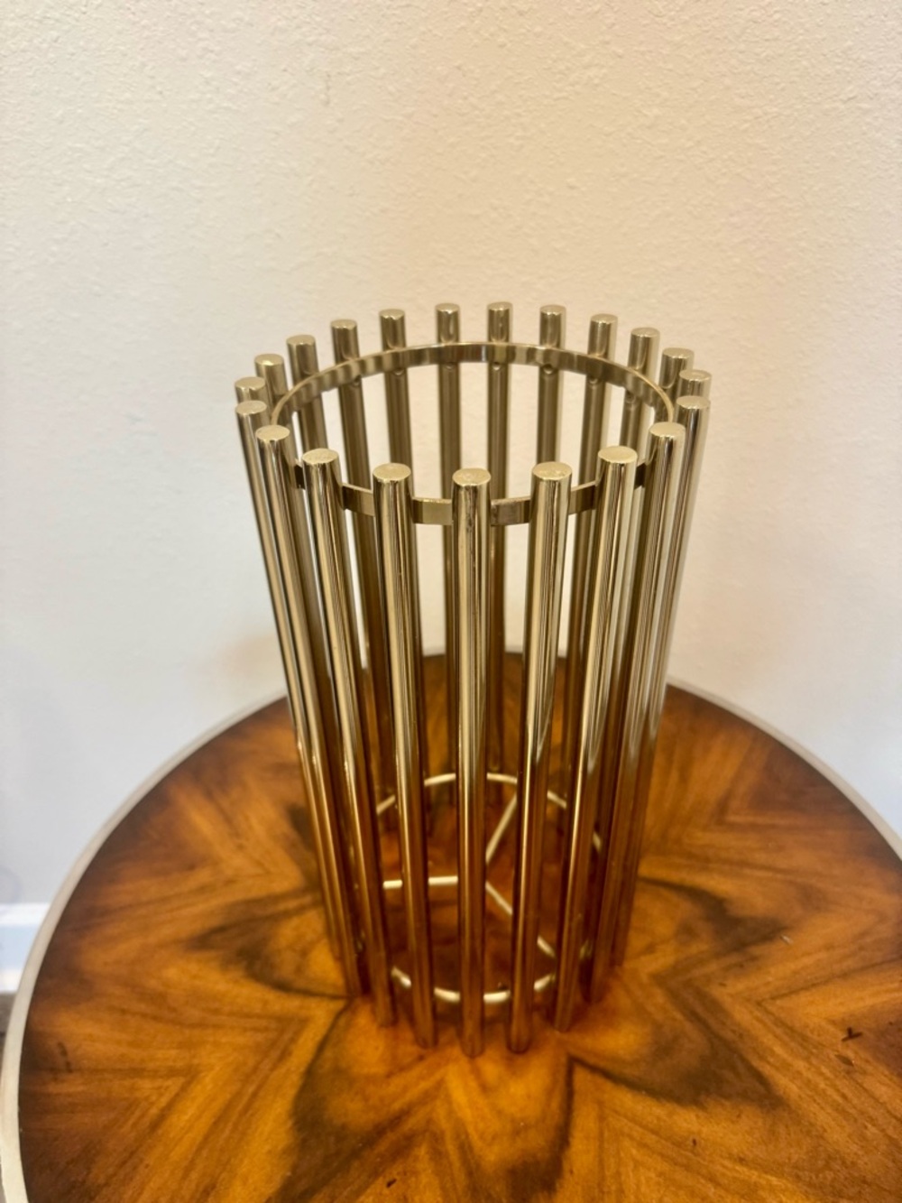 Tozai Home Stainless Steel Modern Column 14” Candle Holder - Picture 5 of 7